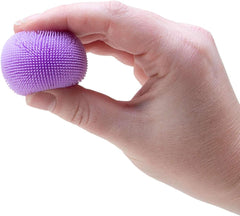 Schylling Teenie NeeDoh 3-Pack Mini Sensory Fuzz Balls with Velvet Texture and Soft Squish, Ages 3 and Up