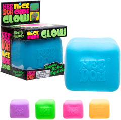 Nice Cube Glow - Sensory Toy with a Super Solid Squish - Glows in The