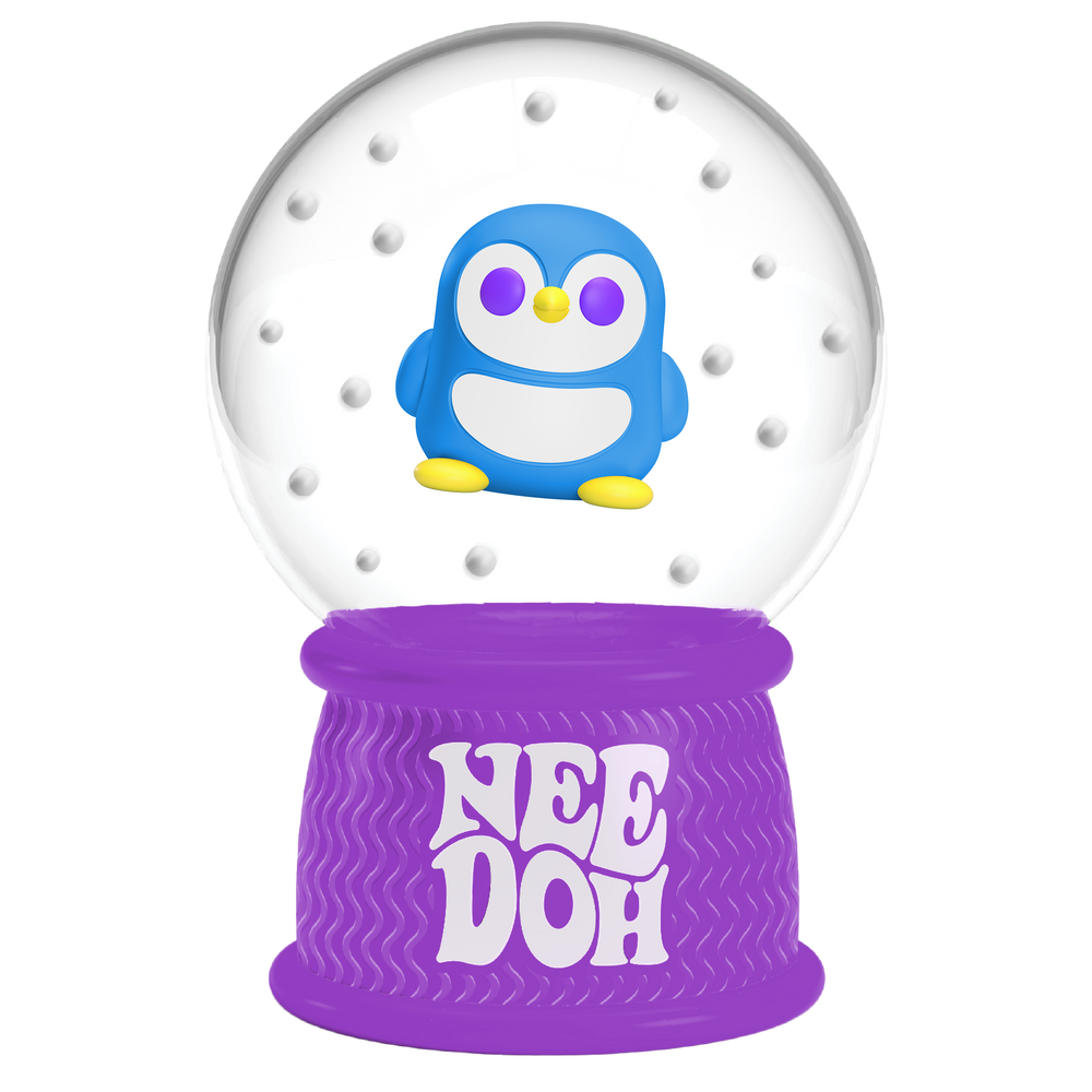 NeeDoh Squish N Flow Snow Globe