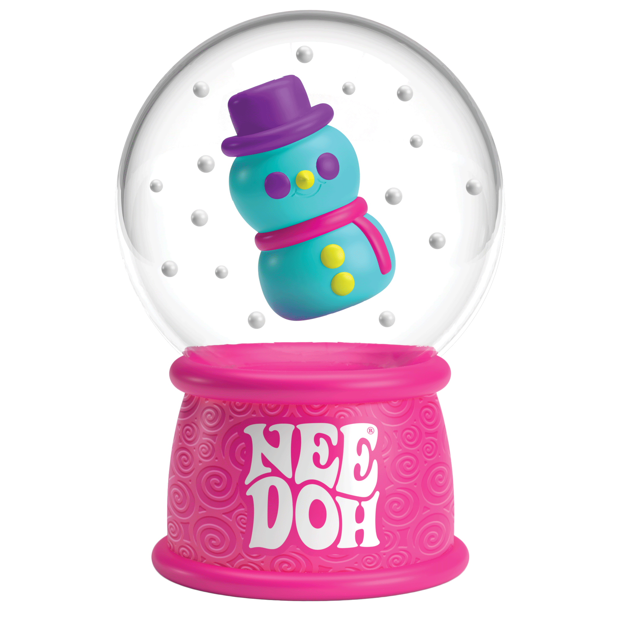 NeeDoh Squish N Flow Snow Globe