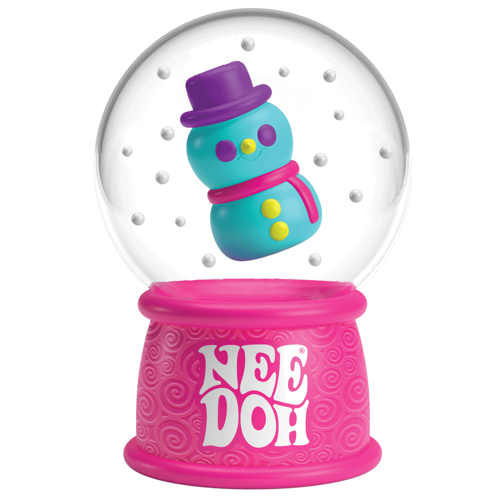 NeeDoh Squish N Flow Snow Globe