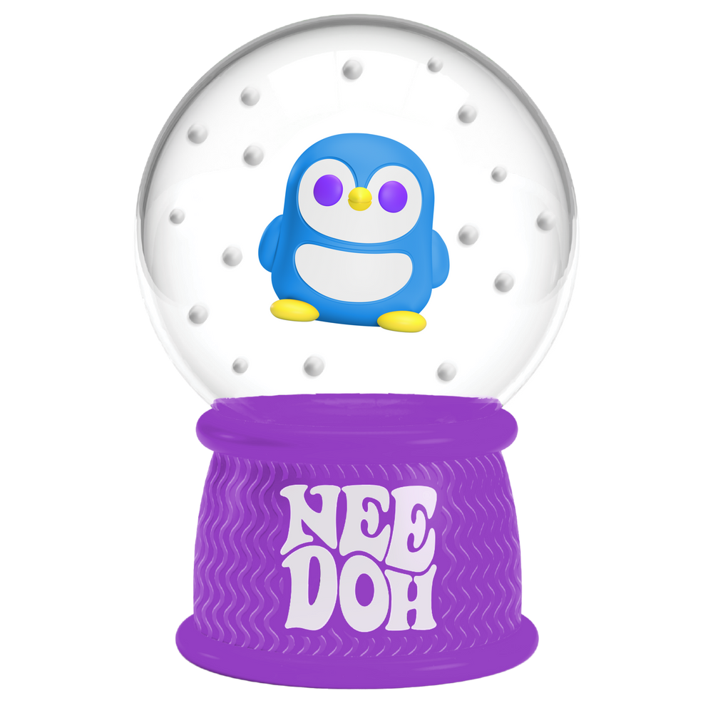 NeeDoh Squish N Flow Snow Globe