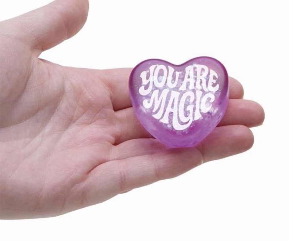 Teenie Sparkle Squeeze Hearts Squishy Stress Relieve Stress Ball Set,