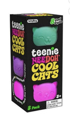 Teenie cool cat sQUSHI, STRESS RELIEVER, FIDGET, SENSORY BALL, COLORS