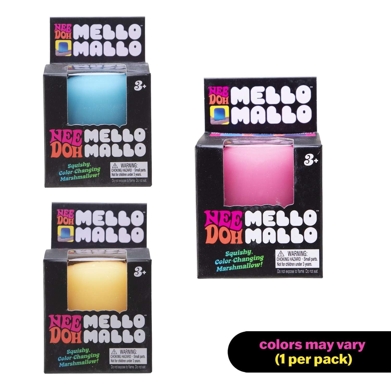 Mello Mallo YELLOW Stress Ball (Squishy Color Changing Marshmallow!)