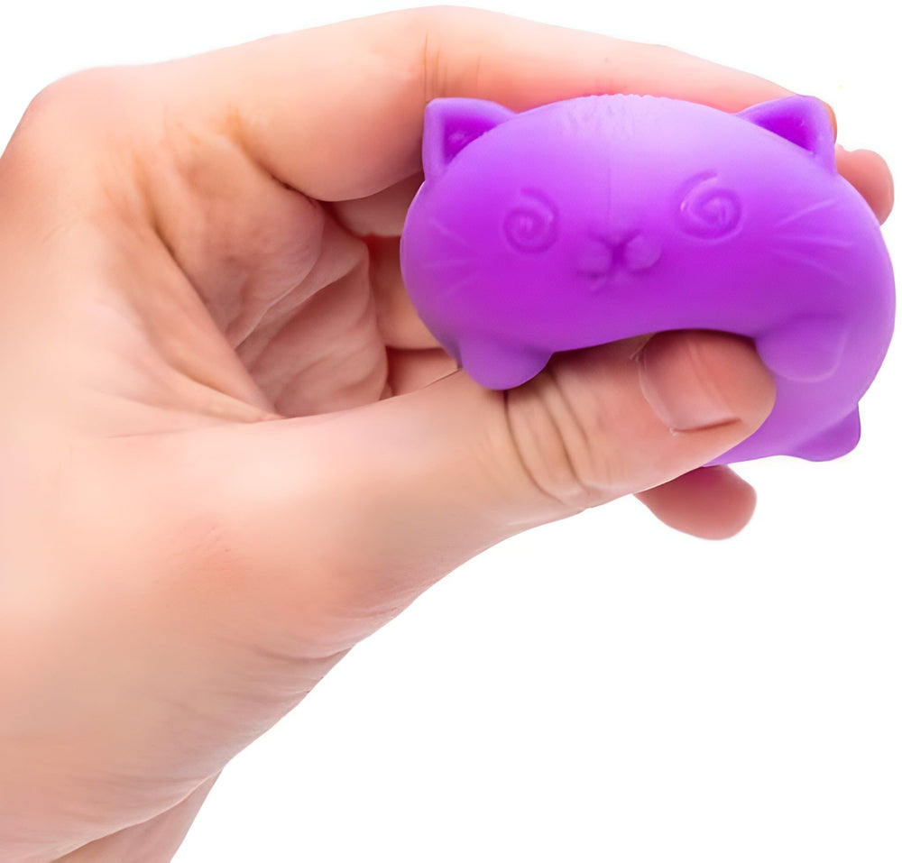 Teenie Cool Cats Stress Ball 3-Pack (3 RANDOM Colors!)