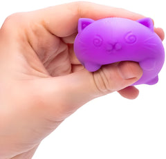 Teenie Cool Cats Stress Ball 3-Pack (3 RANDOM Colors!)
