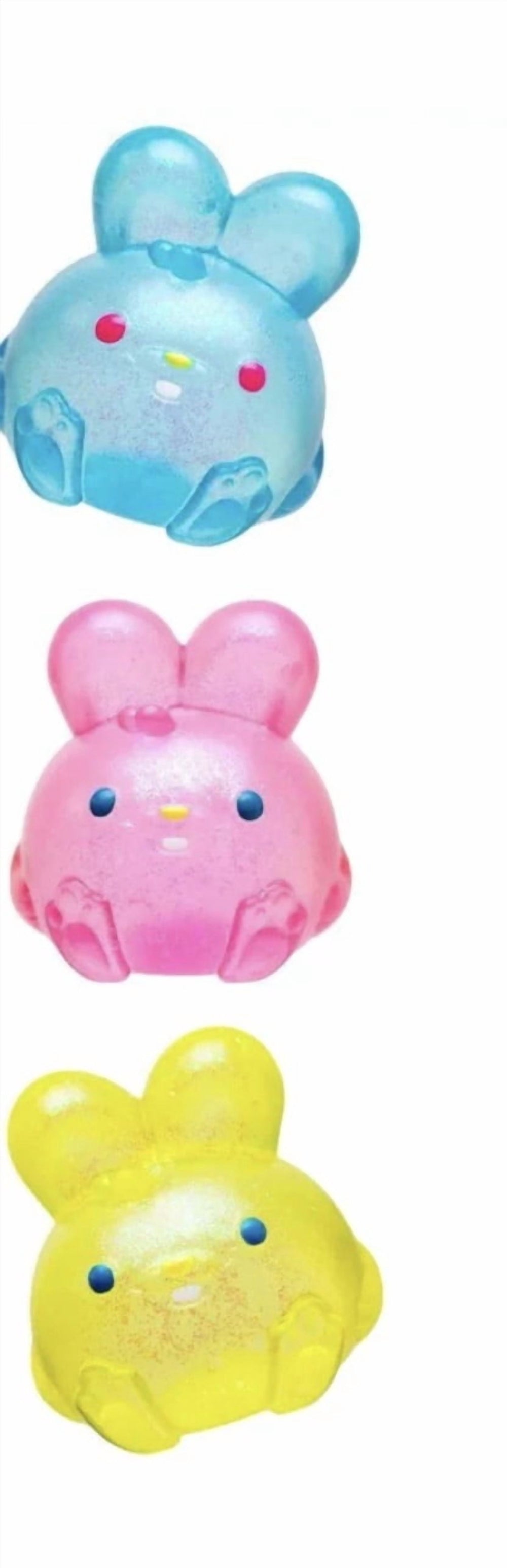 JELLY HOPS SQUISH SENSORY FIDGET BUNNY,SCENTED, 1 COLOR CHOSEN AT RAND