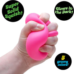 Nice Cube Glow - Sensory Toy with a Super Solid Squish - Glows in The