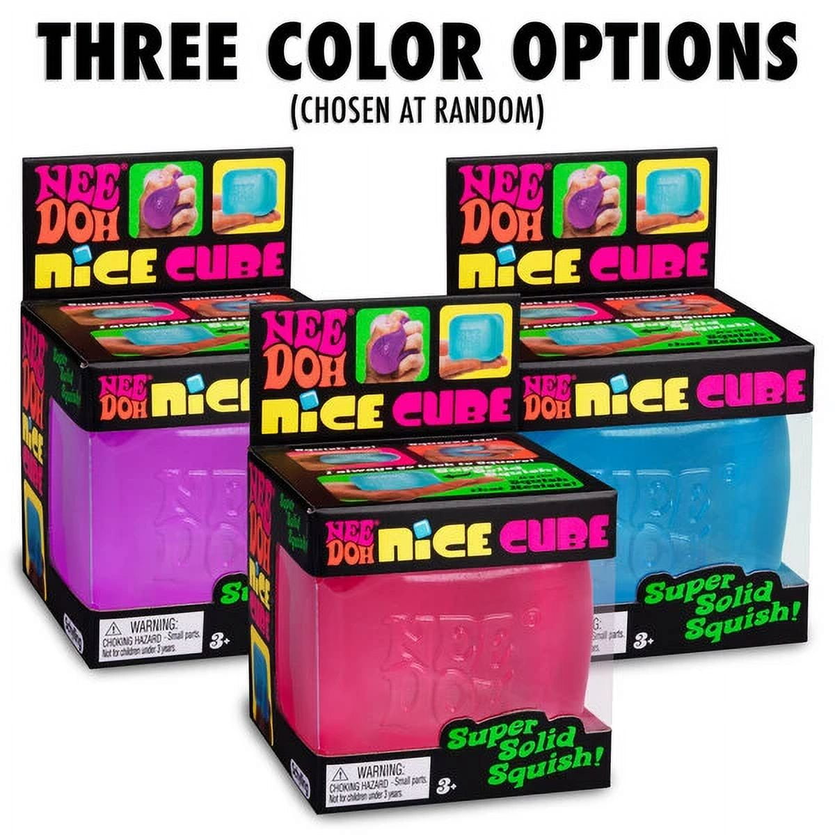 6 Pack Nee Doh Nice Cube A satisfying cube of solid squish.