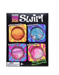 new trending nee doh teenie swirl 4 pack stress reliever balls, fidget