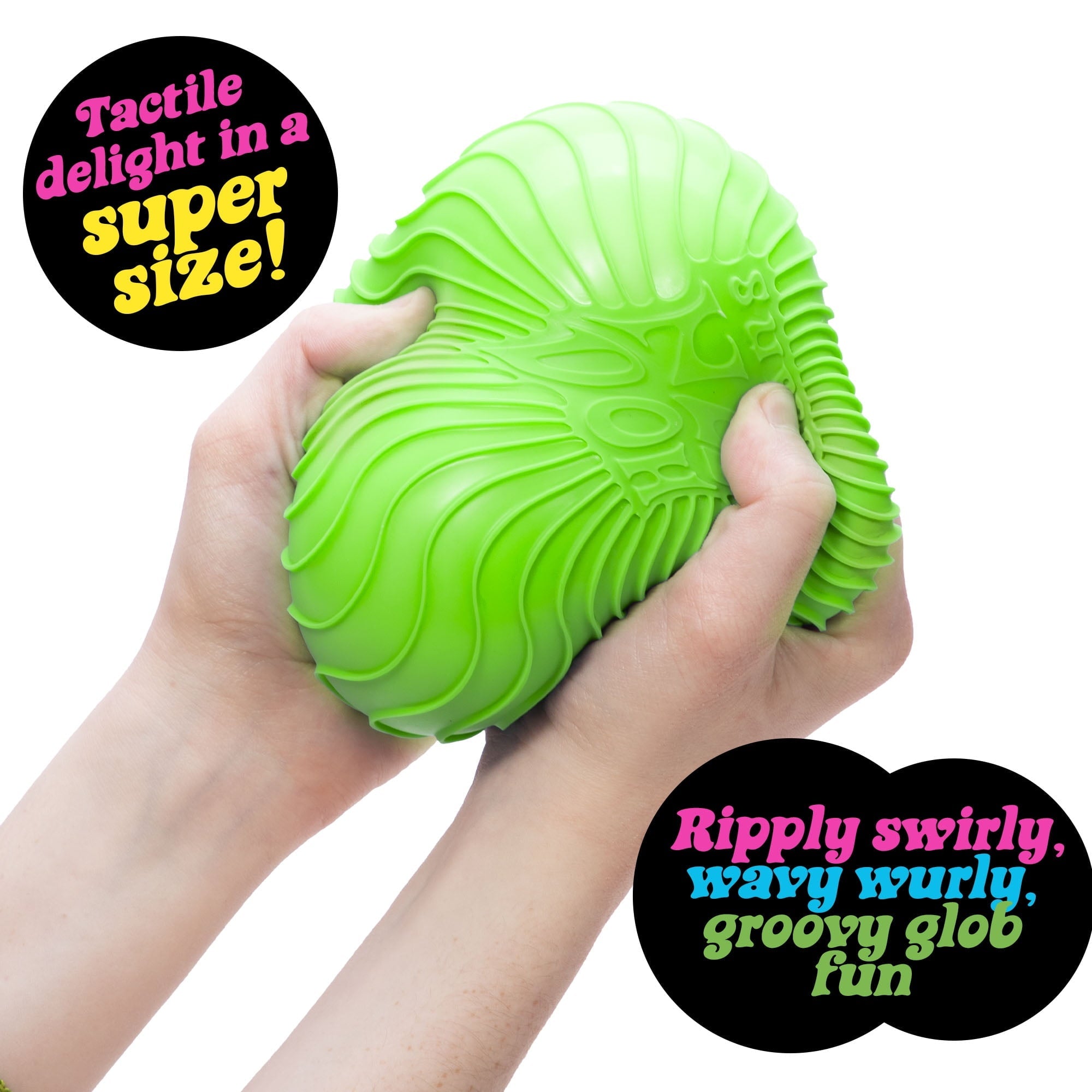 , Super Ripples Fidget Ball - Rubber, Novelty Toy, (1 Piece, Color May