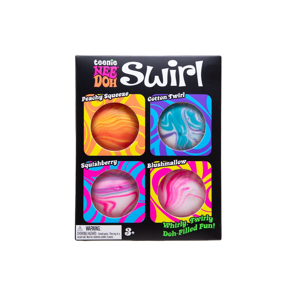 Teenie Swirl, Satisfying Sensory Toy, (4 Pack Colors May Vary), Childr