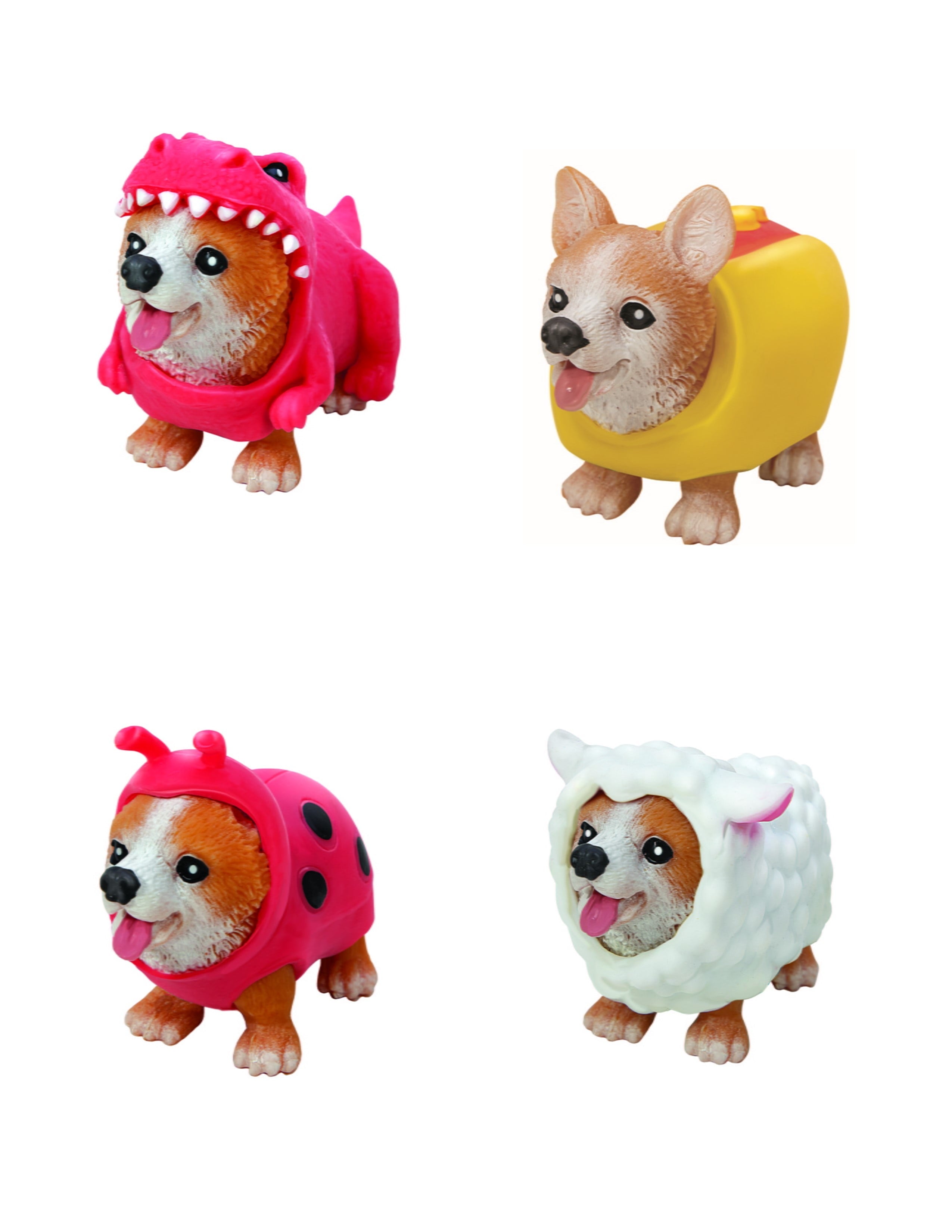 Novelty & Gag Toys - Child-Friendly Multicolor Party Puppies" (One per Orden) Ages 3+