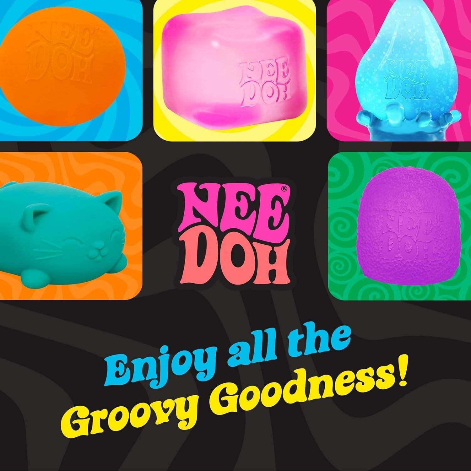 NeeDoh Gummy Bear – Jelly Sensory Toy – 3.5″